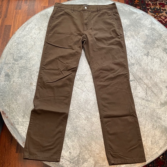 Vintage Style Levi's Brown Pants White Tab Logo Mens 36 x 32 Levi Strauss & Co. - Picture 2 of 12